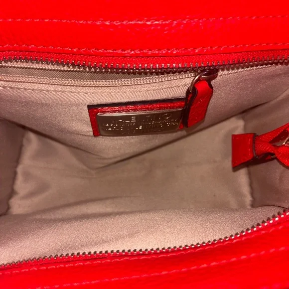 Valentino Red Leather Women's Bag - Picture 4 of 8